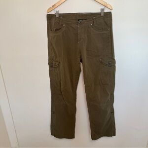 KUHL Womens Hiking Pants in Olive Brown Color Size 12 Regular